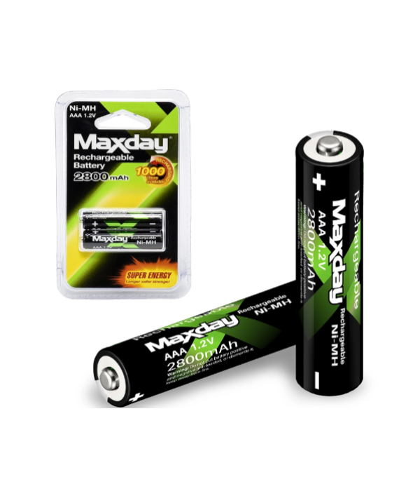 PILA RECARGABLE MAXDAY ZZ-MD-1077: AAA NI-MH-1.2V BLISTER