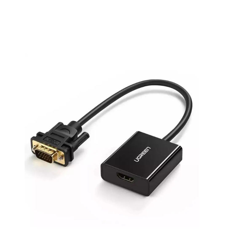 ADAPTADOR VGA A HDMI UGREEN 50945 CM513: VGA MACHO A HDMI HEMBRA
