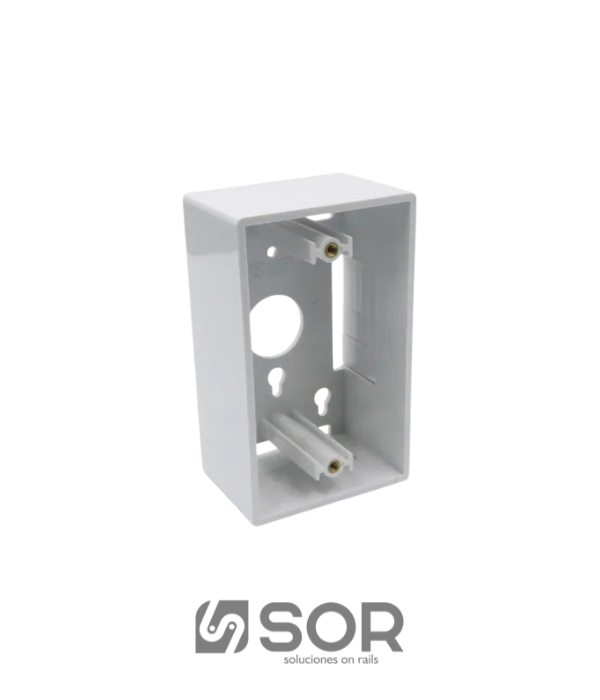 CAJA MODULAR SATRA 0111044501 2X4 1.45'': BLANCO