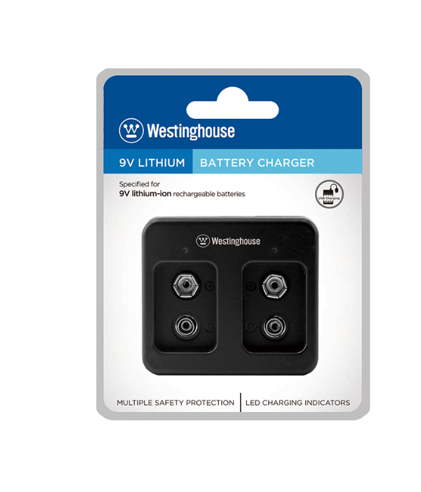 CARGADOR BATERIA WBC-012-DB: LI-ION 9V WESTINGHUSE C/CABLE
