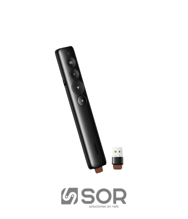 PUNTERO LASER UGREEN 50654 LP479: PRESENTADOR INALAMBRICO 100 MTS COMP.WINDOW