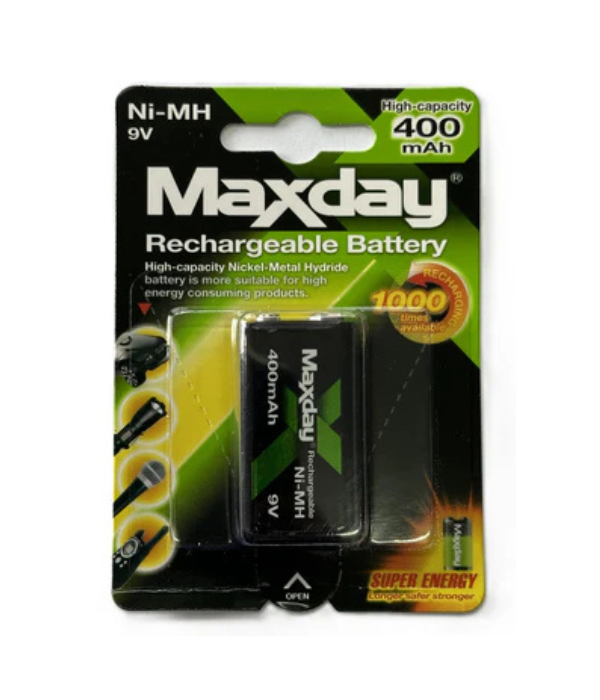 BATERIA RECARGABLE HIGH FULL MAX ZZ-MD-1078: BLISTER X 1 UNI 400MAH