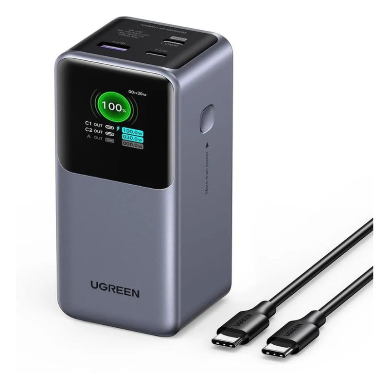 POWERBANK UGREEN 35524B PB721: FAST CHARGE - 20000 MAH - 130 W - PN INTERNAL