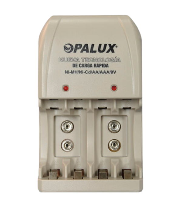 CARGADOR PILAS OPALUX BPI-0604: 12X9V-4AA-4AAA