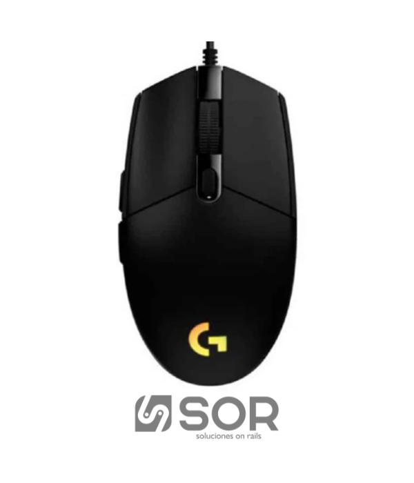 MOUSE GAMER LOGITECH LIGHTSYNC G203: GAMING OPTICAL RGB BLACK