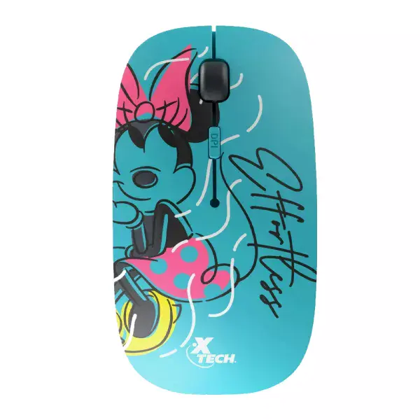 MOUSE INALAMBRICO XTECH XTM-D340MK: DISNEY MINNIE OPTICO WIRELES 1600 DPI 4-B