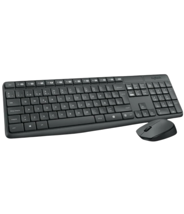 TECLADO MOUSE LOGITECH 920-007901 MK235: TECLADO LOGITECH + MOUSE MK235 WIREL