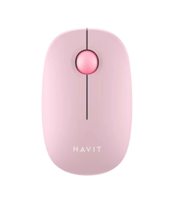 MOUSE INALAMBRICO HAVIT MS57GT: ROSADO 2.4 GHZ - 1600 DPI