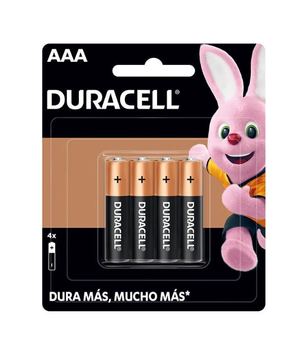 PILA DURACELL AAA: DURA MAS MUCHO MAS