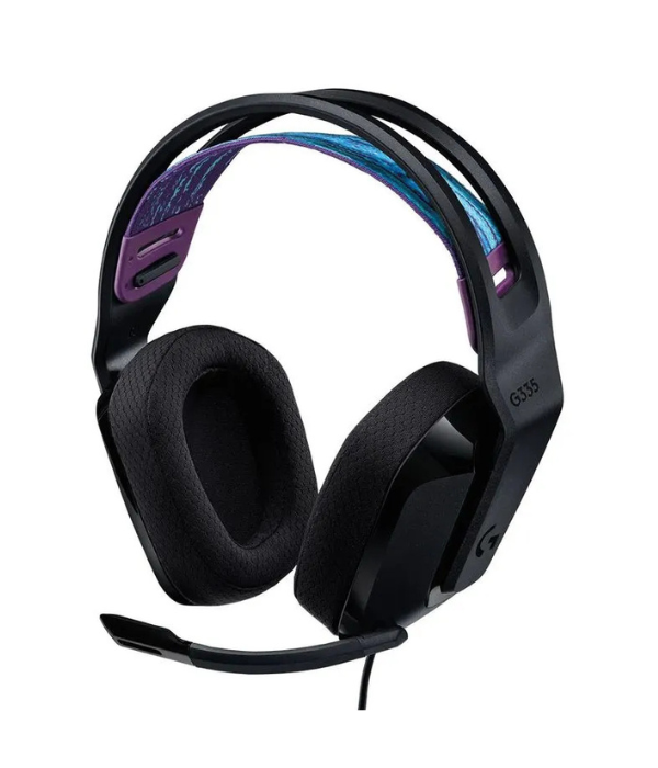 AUDIFONO Y MICROFONO LOGITECH G335 981000977: BLACK PARA PC