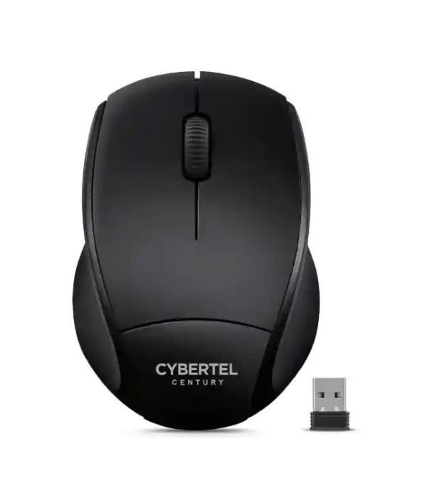 MOUSE INALAMBRICO CYBERTEL OPTICO CYB M304: 1000 DPI COLOR BLACK