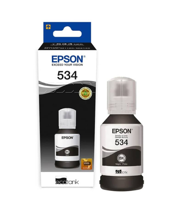 Botella de Tinta Epson T534120-AL Negro 120ml para Impresoras Epson