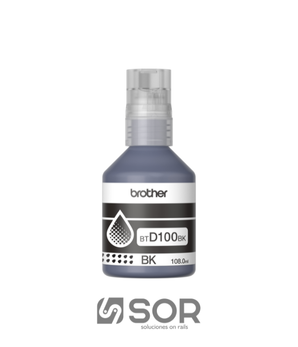 TINTA BROTHER 70990 BTD100BK: ORIGINAL MULTIFUNCIONALES DE INYECCIÓN DE TINT