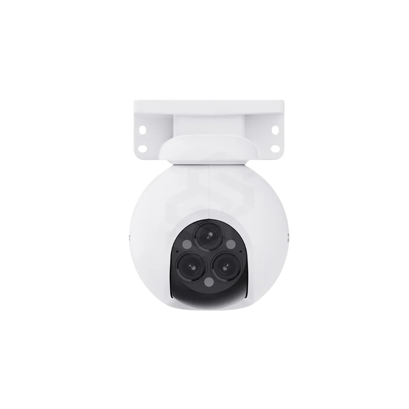 CAMARA IP WIFI EZVIZ CS-H80F: PT DE 3 LENTES PARA EXTERIOR 4MP/2.8MM+4MP/6MM+