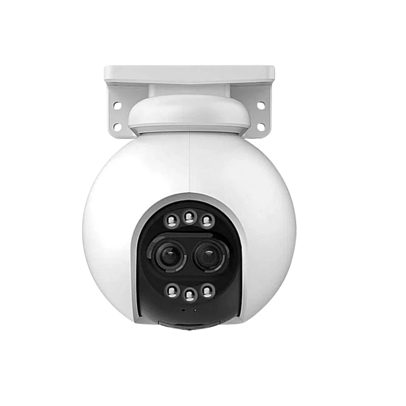 CAMARA IP WIFI EZVIZ CS-H80X: PT LENTE DOBLE 4K+ 2MPX EXTERIOR LENTE 4MM