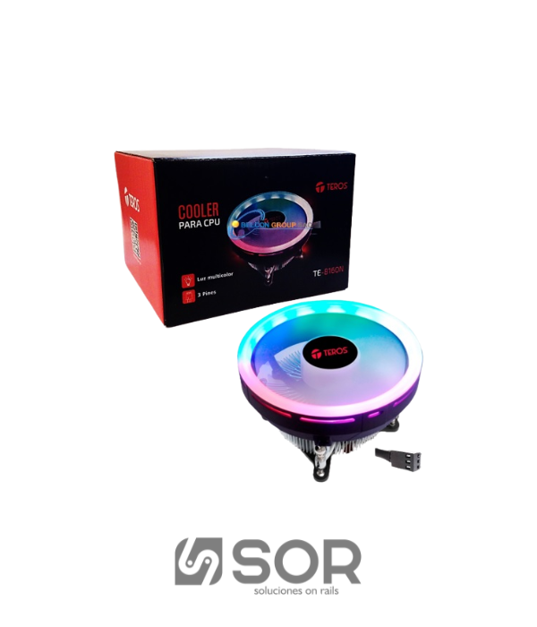 COOLER CPU TEROS TE-8160N TE8160: COMPATIBLE CON PROCESADORES INTEL SOCKET LG