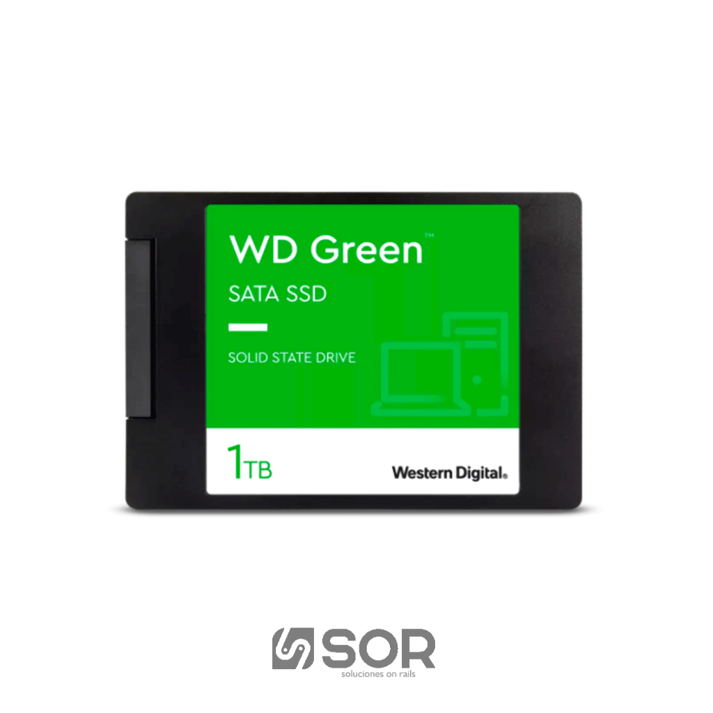 DISCO DURO SSD WESTERN DIGITAL 1TB WDS100T3G0A: UNIDAD DE ESTADO SOLIDO SATA
