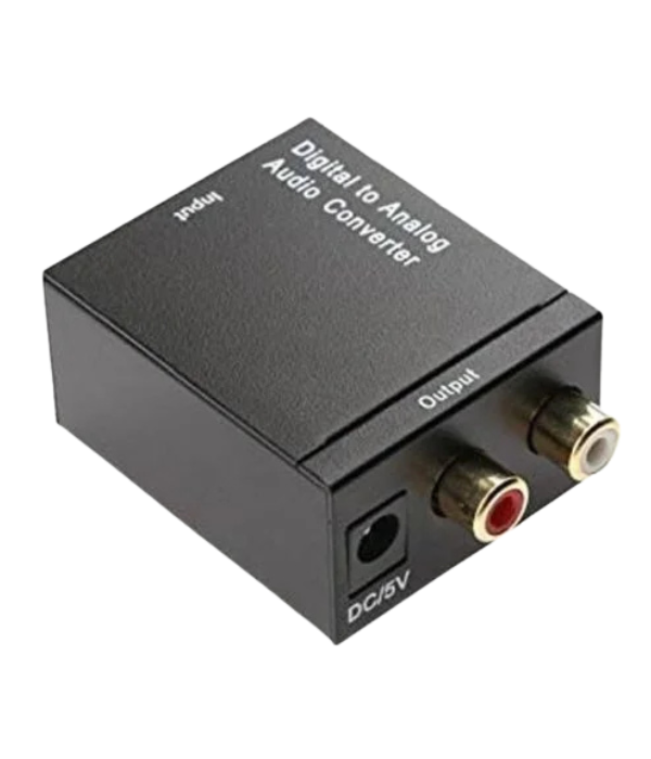 ADAPTADOR AUDIO OPTICO POWER ACOUSTIK DK201: CONVERTIDOR ANALOGO DIGITAL OPTI
