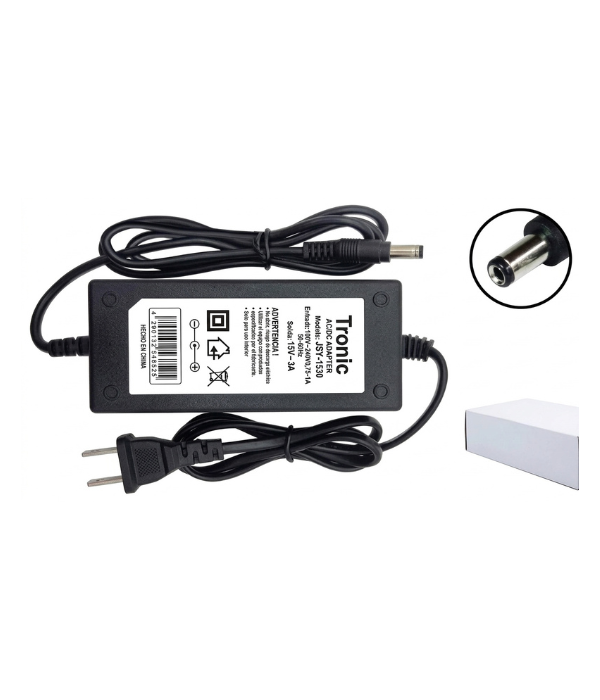 Adaptador de Corriente CompuCable JSY-1530 15V 3A AC/DC