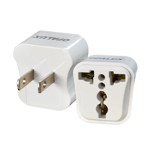Adaptador de Enchufe Opalux OP-603-A3 1 Toma Múltiple 2 Universales