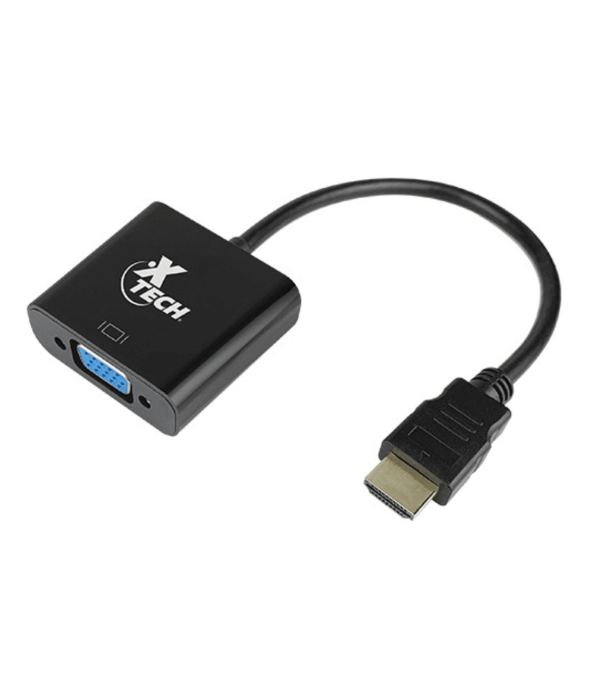ADAPTADOR HDMI A VGA XTECH AB005XTK03 XTC-363: VIDEO ADAPTER - 19 PIN HDMI TY