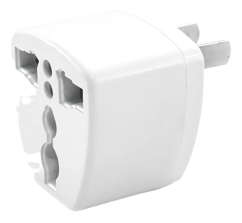 Adaptador Multiple High Full Max de Enchufe Espiga Plana blanco