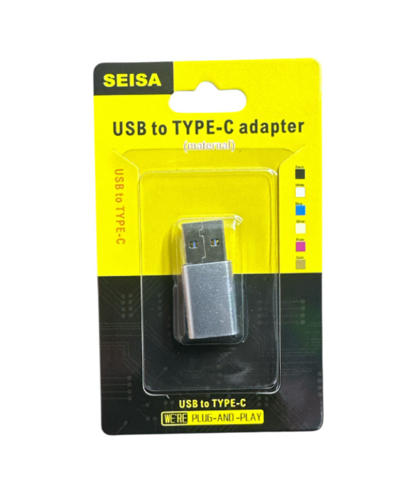 ADAPTADOR OTG SEISA CX-U01: USB TIPO C A USB