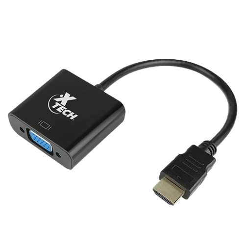 Adaptador Xtech XTC-384 HDMI Macho a VGA Hembra