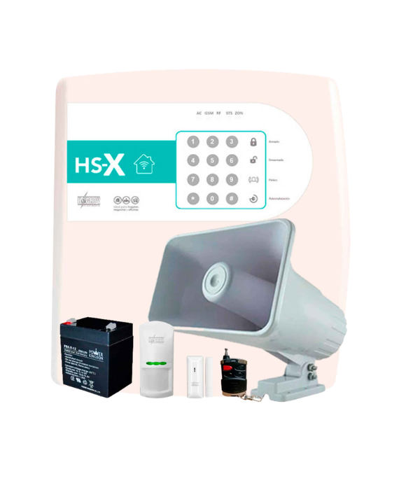 ALARMA HAGROY HG-AR-HSX: ALARMA RESIDENCIAL HS-X SMD/TH