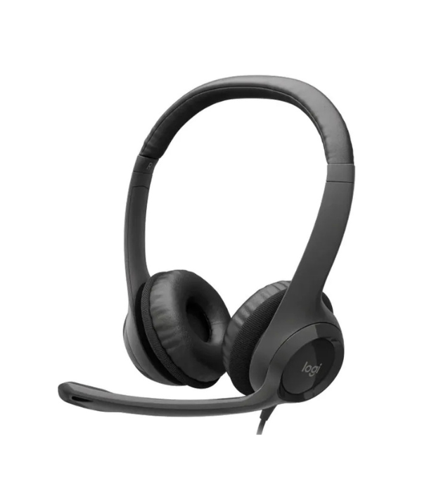 AURICULAR LOGITECH 981-000014 H390: USB-A, NEGRO, ON-EAR, MICROFONO
