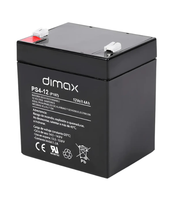 Batería Seca Dimax BAT-12V4A 12V 4Ah