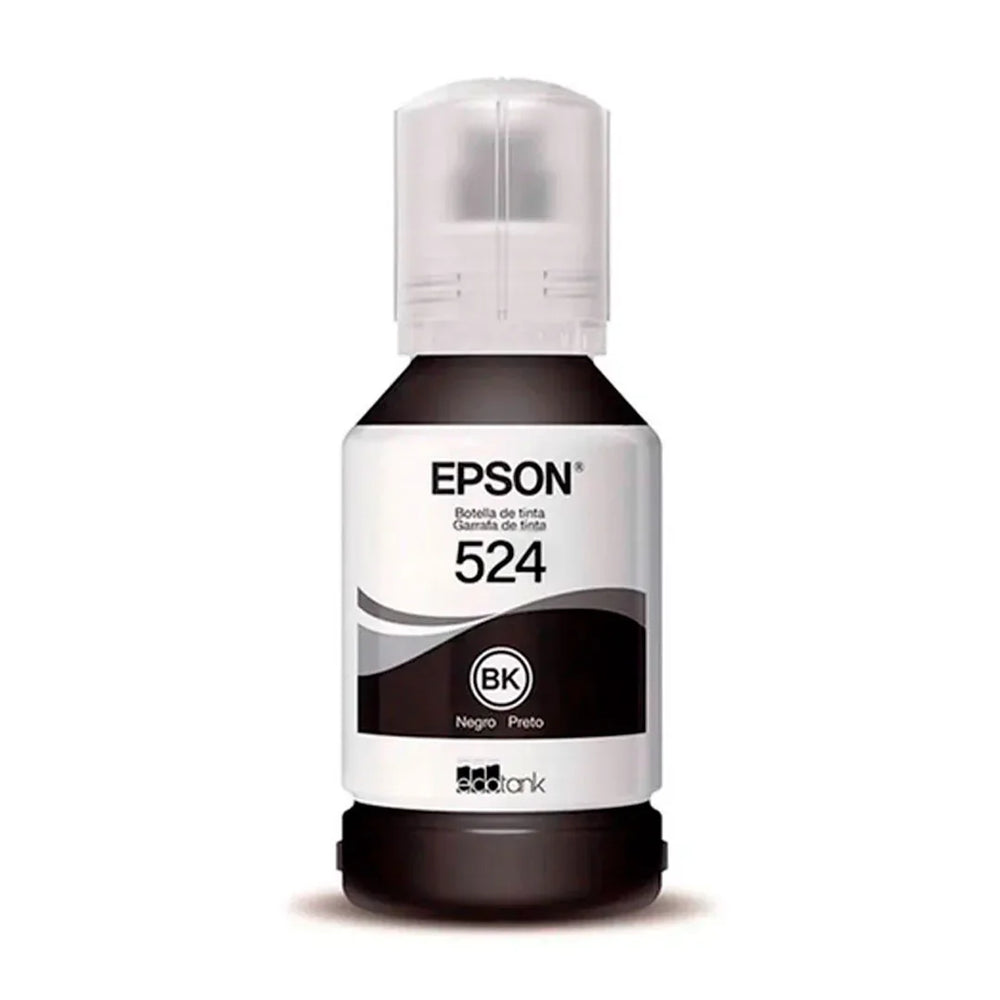 Botella de Tinta Epson T524120-AL Negro 127ml para EcoTank L15150