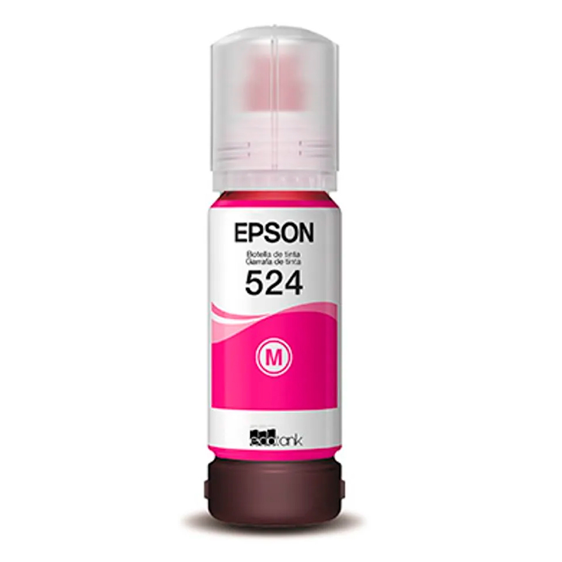 Botella de Tinta Epson T524320-AL Magenta 70ml para EcoTank L15150