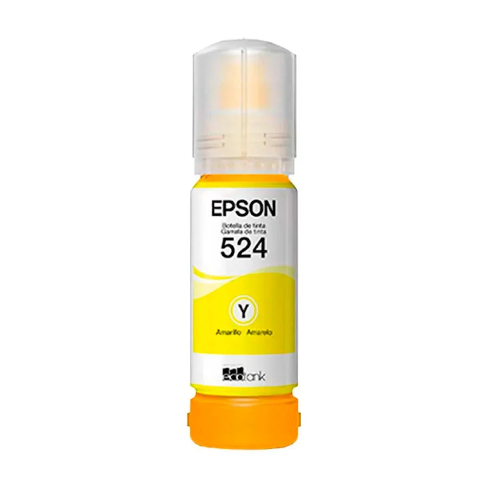 Botella de Tinta Epson T524420-AL Amarillo 70ml para EcoTank L15150
