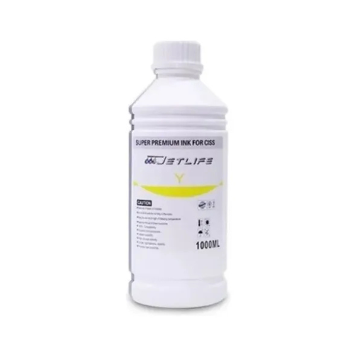 Botella de Tinta Jetlife JET0000368 Amarillo 1000ml para CISS