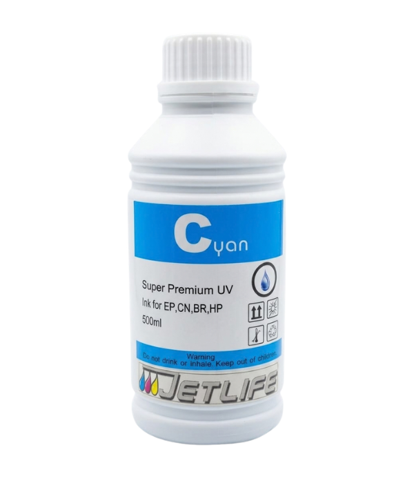 Botella de Tinta Universal JetLife JET0000925 Cyan 500ml