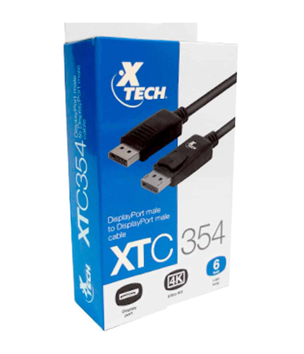 CABLE DISPLAY PORT XTECH XTC354: A DISPLAY PORT 1.8M
