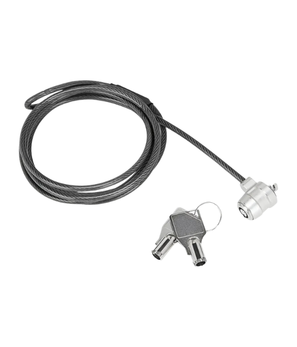 CABLE SEGURIDAD TARGUS ASP45GL: 1.5M C/LLAVE NEGRO CON LLAVE