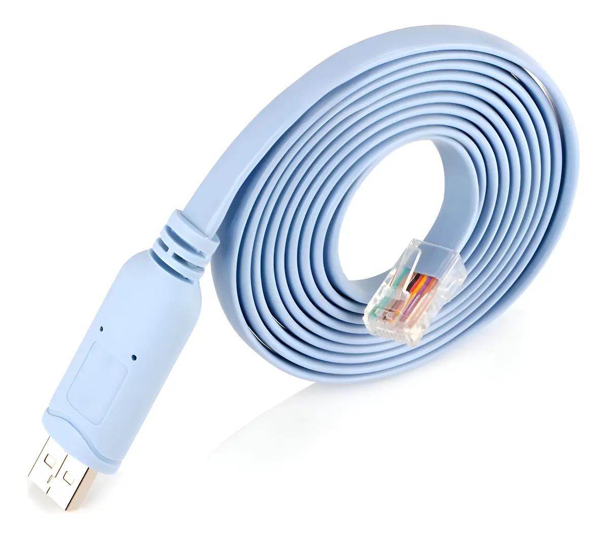 Cable Consola USB 2.0 RJ45 8 Pines para Consola 1.5m