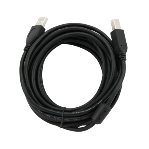 Cable USB para Impresora High Full Max ZZ-USB AM/BM Negro 1.8m