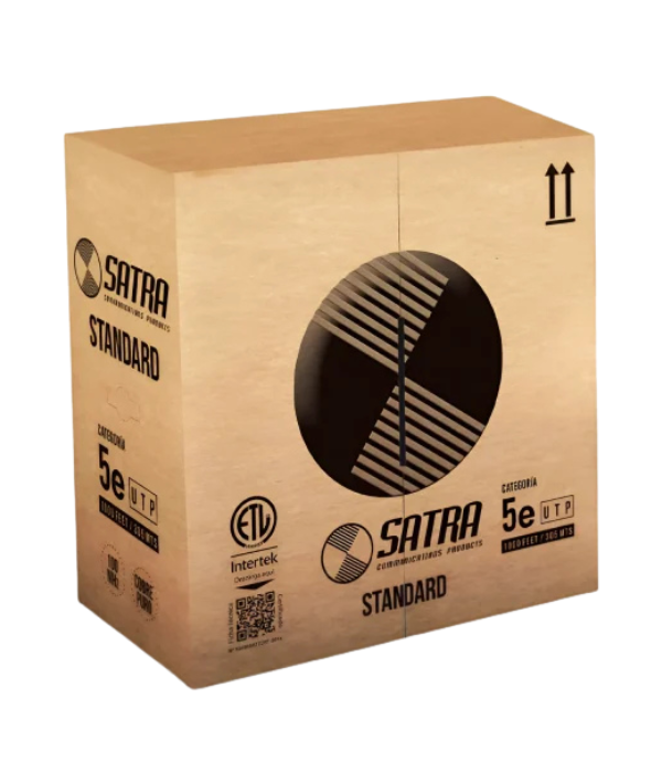 Cable UTP Satra 0201013006 CAT5E Sólido Cobre Gris