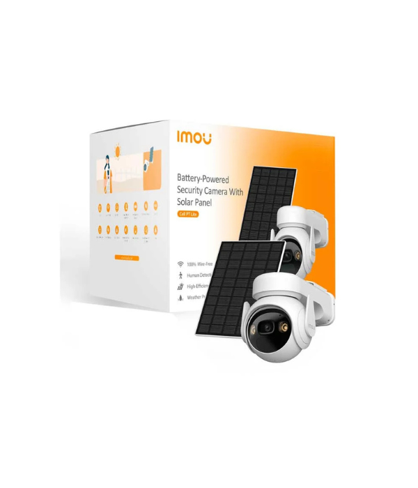 Cámara IP WiFi Imou IPC-K9ECN-3T0WE/FSP1 3MP PT con Panel Solar Lente 2.8mm