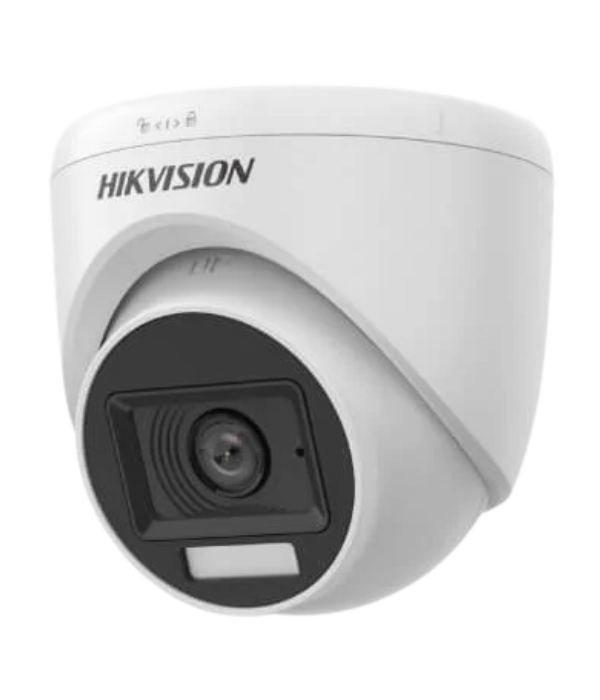 Cámara Turret Hikvision HK-DS2CE76D0T-LPFS 2MP IR 20m Lente 2.8mm con Audio