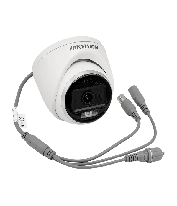 CAMARA VIGILANCIA HIKVISION HK-DS2CE70DF0T-LPFS: TURRET 2MP COLORVU SMART HYB