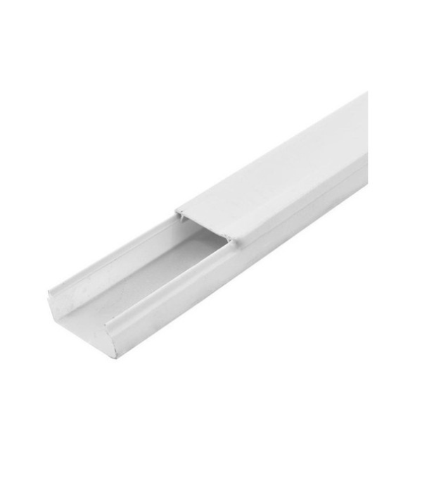 CANALETA KONEXXION 7102012414 24X14: COLOR BLANCO CON ADHESIVO
