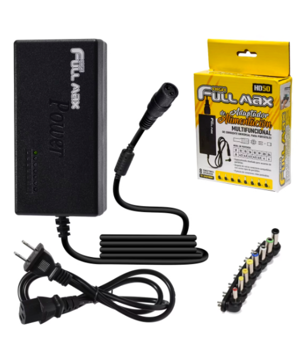 Cargador Laptop High Full Max ZZ-HD50 Multicargador 100W 110-240VAC
