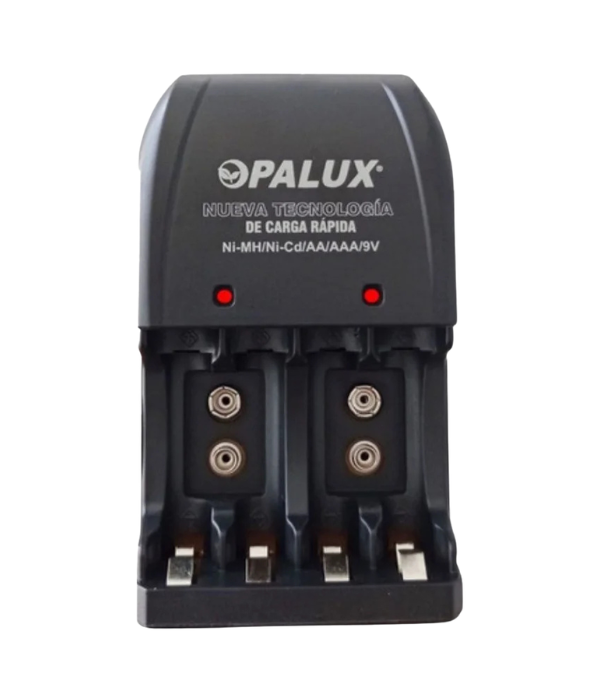 CARGADOR PILAS OPALUX 8156: TAMAÑO PILA: 4XAA, 4XAAA