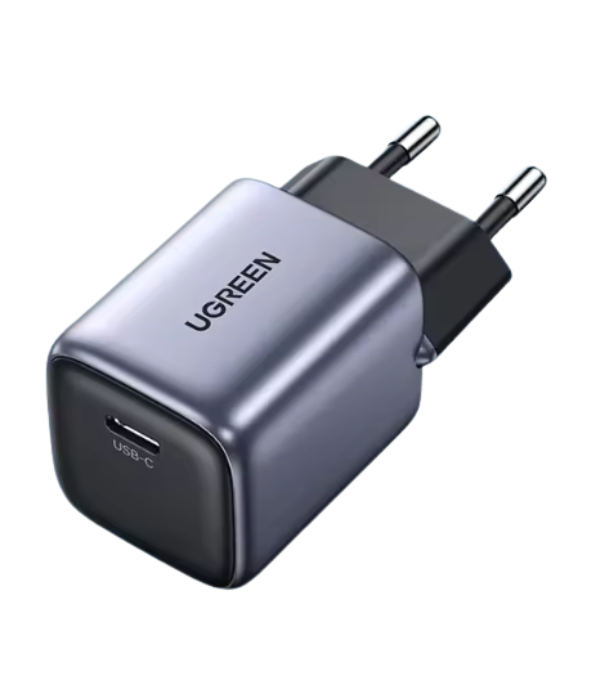 CARGADOR UGREEN CD359: 30W FAST CHARGER, USB-C, GAN, COMPACTO
