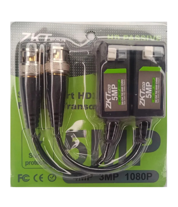 Video Balun BNC ZKTeco ZK-CF500 4K Par