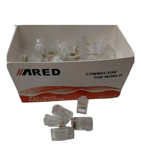 CONECTOR RJ45 HIGH SPEED CAT 6 METALICO TC6 JACK STP RJ45: CAT6 NETWORK CABLI